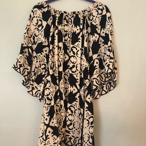 Black and Cream Dress